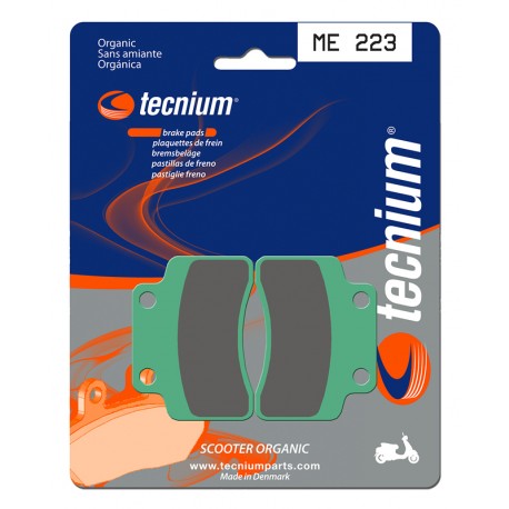 Plaquettes de frein Scooter organique TECNIUM ME223
