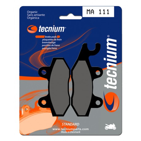 Plaquettes de frein route organique TECNIUM MA111