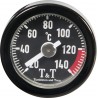 Thermomètre de température d'huile moto Ø 30x2,0x120 Jauge de température d'huile moto 1