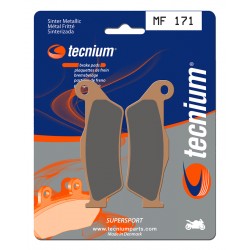 Plaquettes de frein moto Performance métal fritté TECNIUM MF171