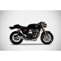 Ligne Pot d'Echappement Zard Triumph 1200 Thruxton R / RS Speed Twin 2021-2022