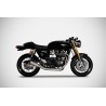 Ligne Pot d'Echappement Zard Triumph 1200 Thruxton R / RS Speed Twin 2021-2022 0