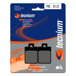 Plaquettes de frein Scooter organique TECNIUM ME212