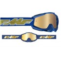 Masque cross FMF POWERBOMB Rocket Bleu / OR