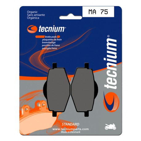 Plaquettes de frein Route organique TECNIUM MA75