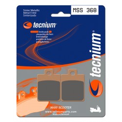 Plaquettes de frein Maxi Scooter métal fritté TECNIUM MSS368