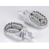 Repose-pieds BIHR Evolution argent HONDA CR / CRF 1