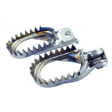 Repose-pieds SCAR anti-boue titane KAWASAKI KXF 250 KXF 450