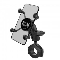 Pack complet RAM MOUNTS X-Grip bras court fixation Torque® sur guidon - smartphones L/XL