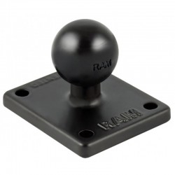 Support RAM MOUNTS plaque de fixation rectangle norme AMPS - Boule B