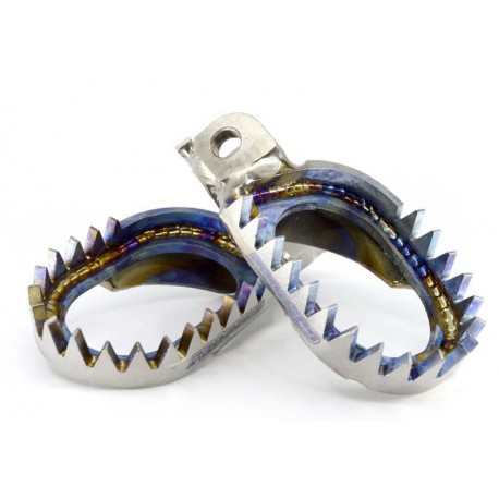 Repose-pieds enduro PRO-PEGS en titane GAS GAS EC YAMAHA YZ YZF FANTIC XX XXF XE XEF