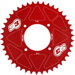Couronne moto trial S3 Laser FIM aluminium Ultra-Light anodisé dur CH-850 - 520