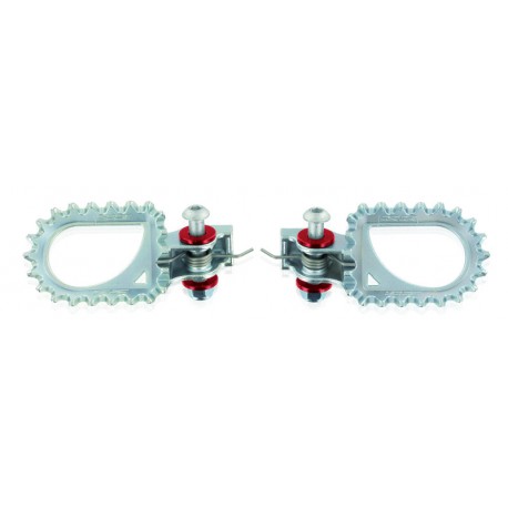 Paire de Repose-pieds moto trial S3 Hard Rock réglage