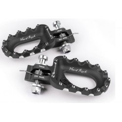 Repose-pieds moto trial S3 Hard Rock aluminium