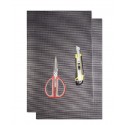 Planches adhésives BLACKBIRD Crystall look carbone ""lot de 2""