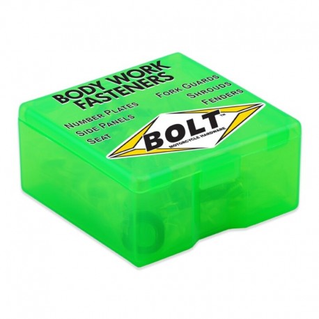 Kit vis complet de plastiques BOLT KAWASAKI KXF 250 KX 250 KXF 450 KX 450
