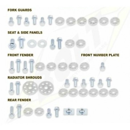 Kit vis complet de plastiques BOLT KTM SX EXC XC XC-X SX-F EXC-F