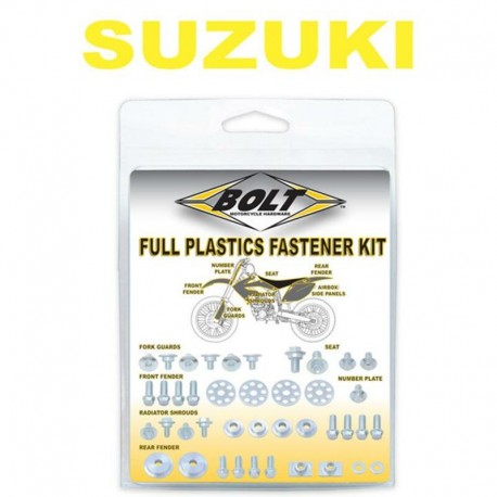 Kit vis complet de plastiques BOLT SUZUKI RMZ 250 RMZ 450