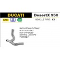 Décatalyseur d'Echappement ARROW racing DUCATI DESERT X 950 2022-2023