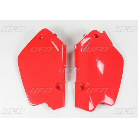 Plaques numéro latérales moto cross UFO HONDA CR 80 R