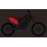 Plaques numéro latérales UFO HONDA CRF250R 2011-2013 CRF450R 2011-2012 1