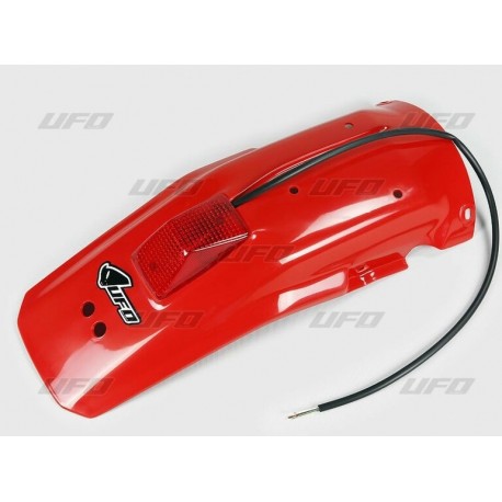 Garde boue arrière ROUGE UFO HONDA XR600R 1988-2002