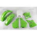 Kit plastique UFO couleur origine Kawasaki KX 125 1990-1991