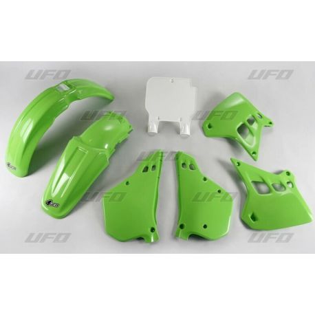 Kit plastique UFO couleur origine Kawasaki KX 250 1990-1991