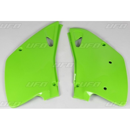 Plaques numéro latérales moto cross UFO KAWASAKI KX 125 KX 250 1992 1993