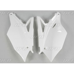 Plaques numéro latérales UFO KAWASAKI KXF 250 2017-2020 KXF 450 2016-2018