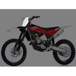 Plaque numéro frontale UFO HUSQVARNA TC 449 TE 449 TC 511 TE 511