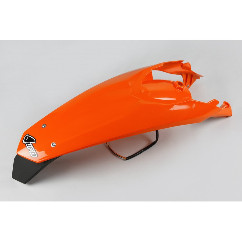 Garde-boue Arrière UFO Plast Pour KTM LC4 640 (2002-2004) - Noir, D'origine Italie