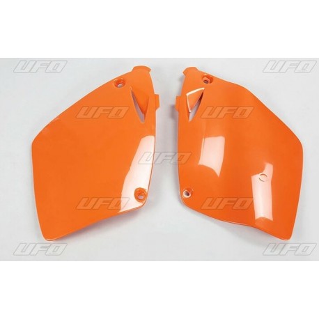 Plaques numéro latérales moto cross UFO KTM EXC 125 SX 125 EXC 200 SX 200 EXC 250 EXC 300 EXC 380 SX 380 EXC 450 1998 à 2003