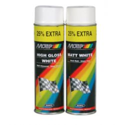 Peinture moto MOTIP Blanc Spray 500 ml