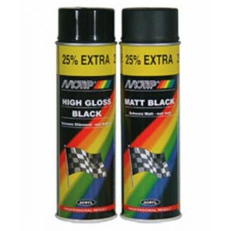 Peinture moto MOTIP Noir Spray 500 ml