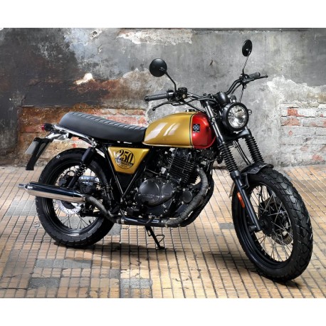 Poignées De Guidon Moto Aluminium - Compatibles Brixton Cromwell 125 250 1200, Guidon 7/8" (22mm)
