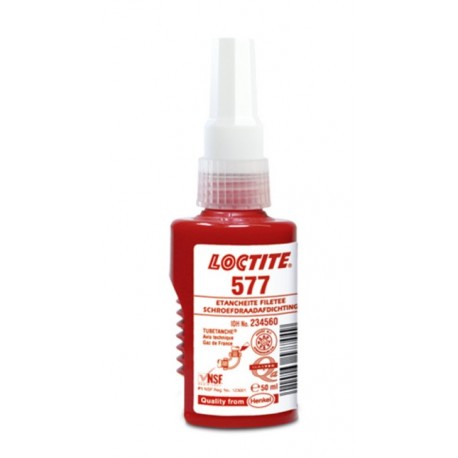 Etanchéité des raccords filetés moto LOCTITE 577 - 50ml