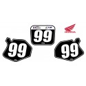 Fonds de plaques TECNOSEL HONDA CR 125 1991-1992 CR 250 1990-1991