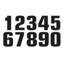 Stickers Numéro de course pour moto cross et enduro