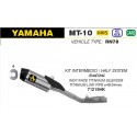 Demi ligne Echappement ARROW INDY RACE YAMAHA MT -10 2022-2023