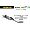Demi ligne Echappement ARROW INDY RACE YAMAHA MT -10 2022-2023 0