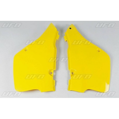 Plaques numéro latérales moto cross SUZUKI RM 125 1989 à 1992