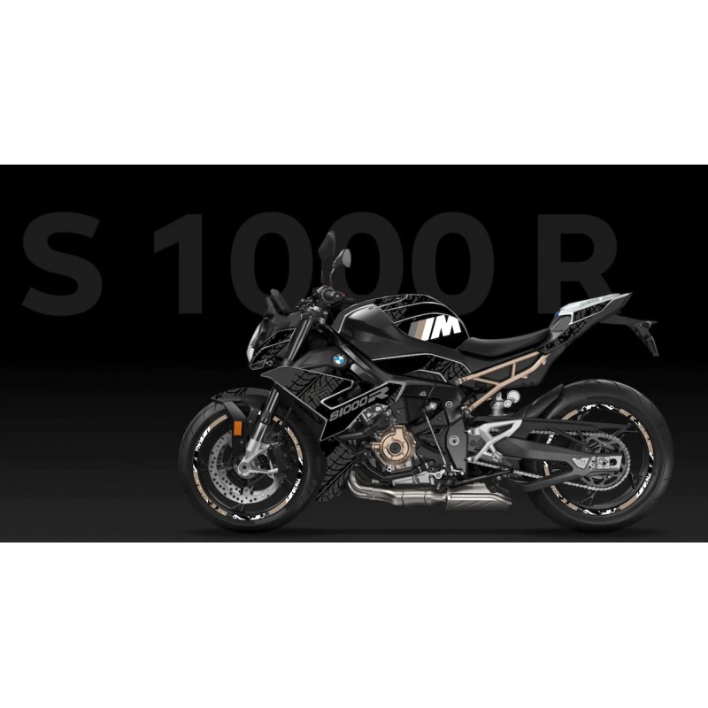 Kit autocollant design personnalisé - Bmw S1000RR à partir de 2023 blanc