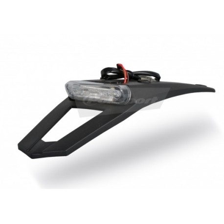 Extension de garde boue Arrière avec feu LED Polisport