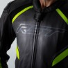 Blouson moto cuir Airbag RST SABRE 11