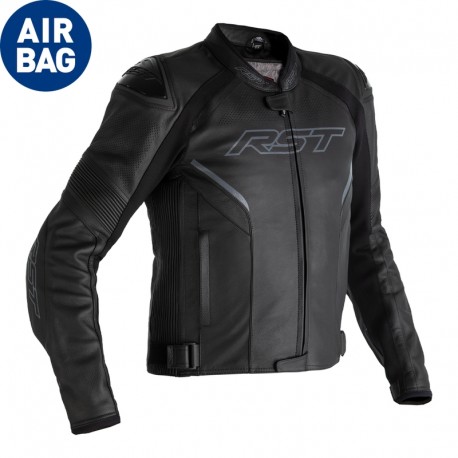 Blouson moto cuir Airbag RST SABRE