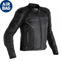Blouson moto cuir Airbag RST SABRE