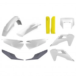 Kit plastique POLISPORT HUSQVARNA TE 150 TE 250 TE 300 FE 250 FE 350 FE 45 FE 501 2020-2022