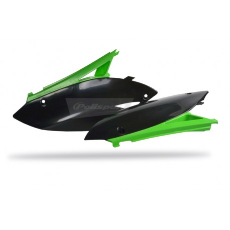 Plaques latérales moto POLISPORT KAWASAKI KXF 250 2007 2008