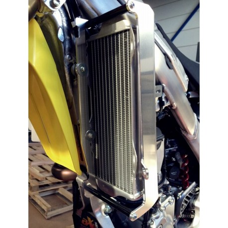 Protection de radiateur moto en aluminium AXP pour SUZUKI RMZ 250 2016 à 2018